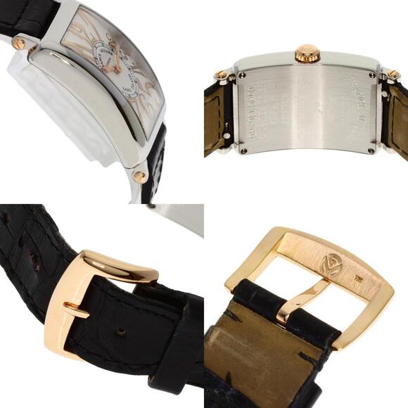 Frank Muller 902RELSTG Long Island Watch Stainless Steel Leather Ladies - Picture 6 of 11